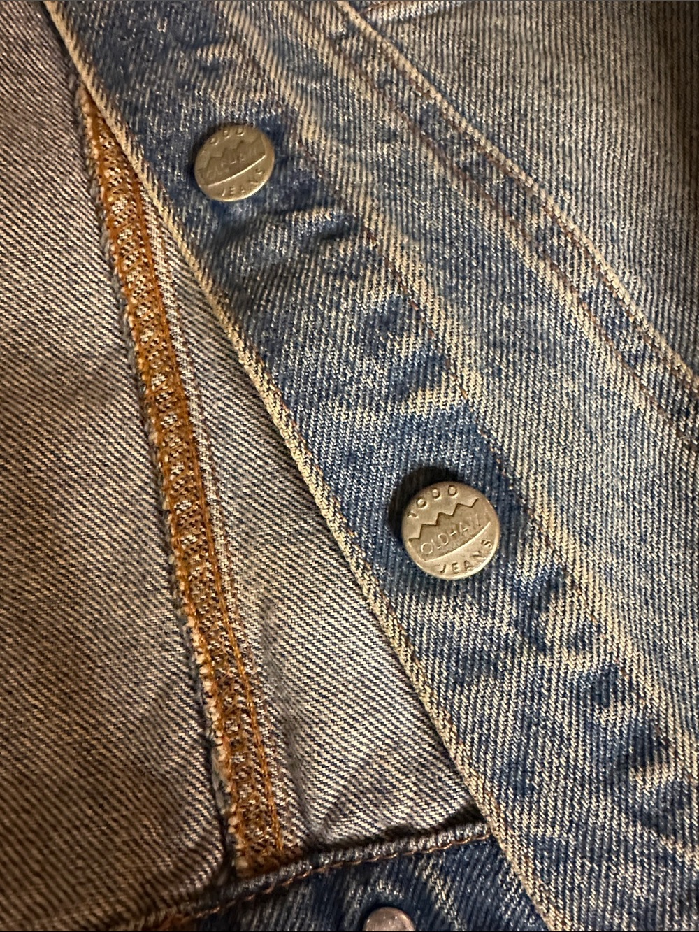 Vintage Todd Oldham Washed Blue Denim Jacket - Picture 3 of 5